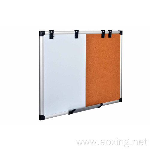 Wall hang noticeboard Green Felt Aluminium frame board